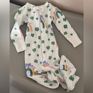 The Beaufort Bonnet Company Rainbow Clover Footie